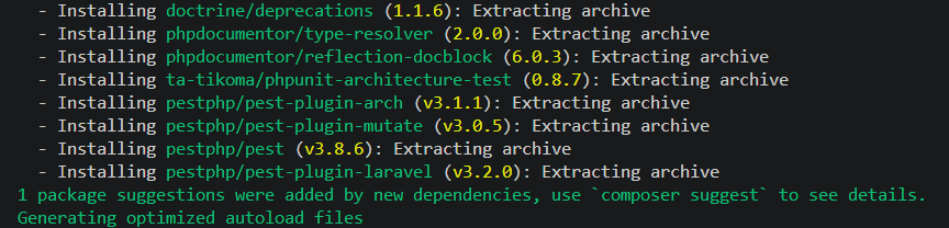 Proses Download Dependensi