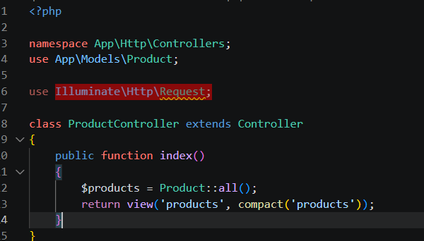 Logika File ProductController