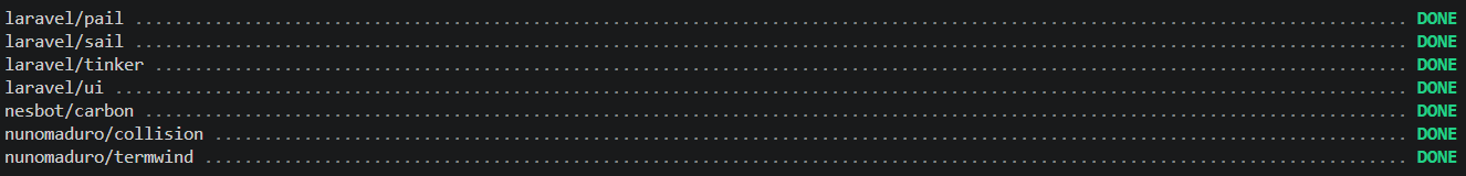 Proses locking versi laravel ui